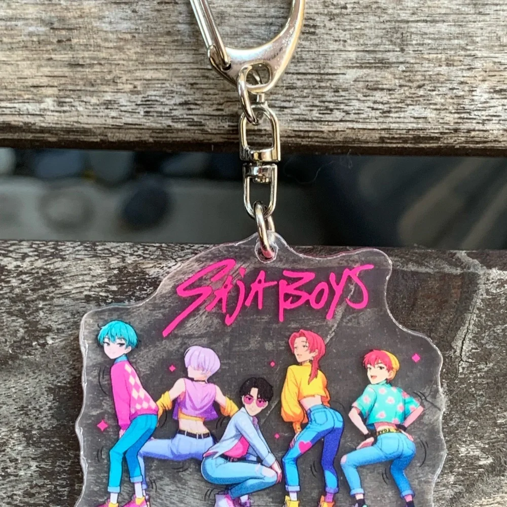 Saja Boys Bag Charm 12 Piece Set Kpop Theme Party Favors Demon Hunters